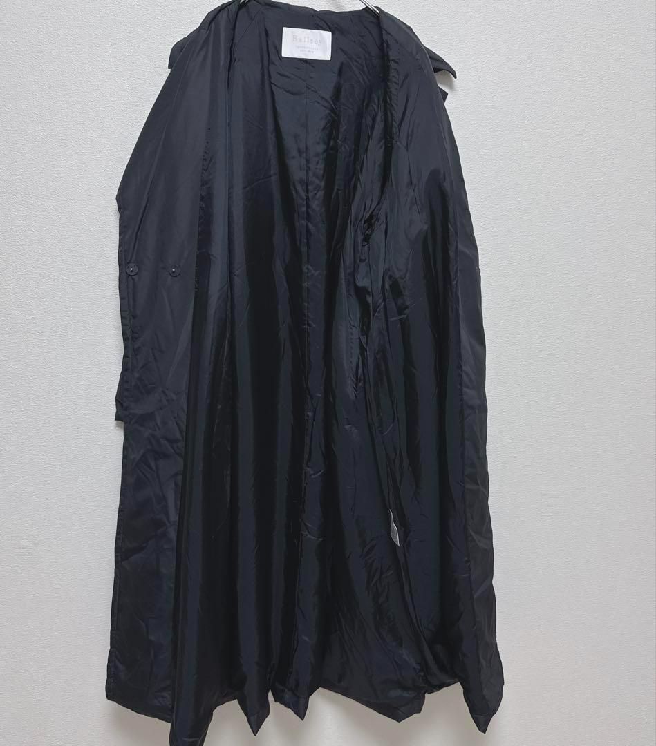 Ballsey 定価4.4万 パデットタフタ ベルテッドコート 36 ブラック