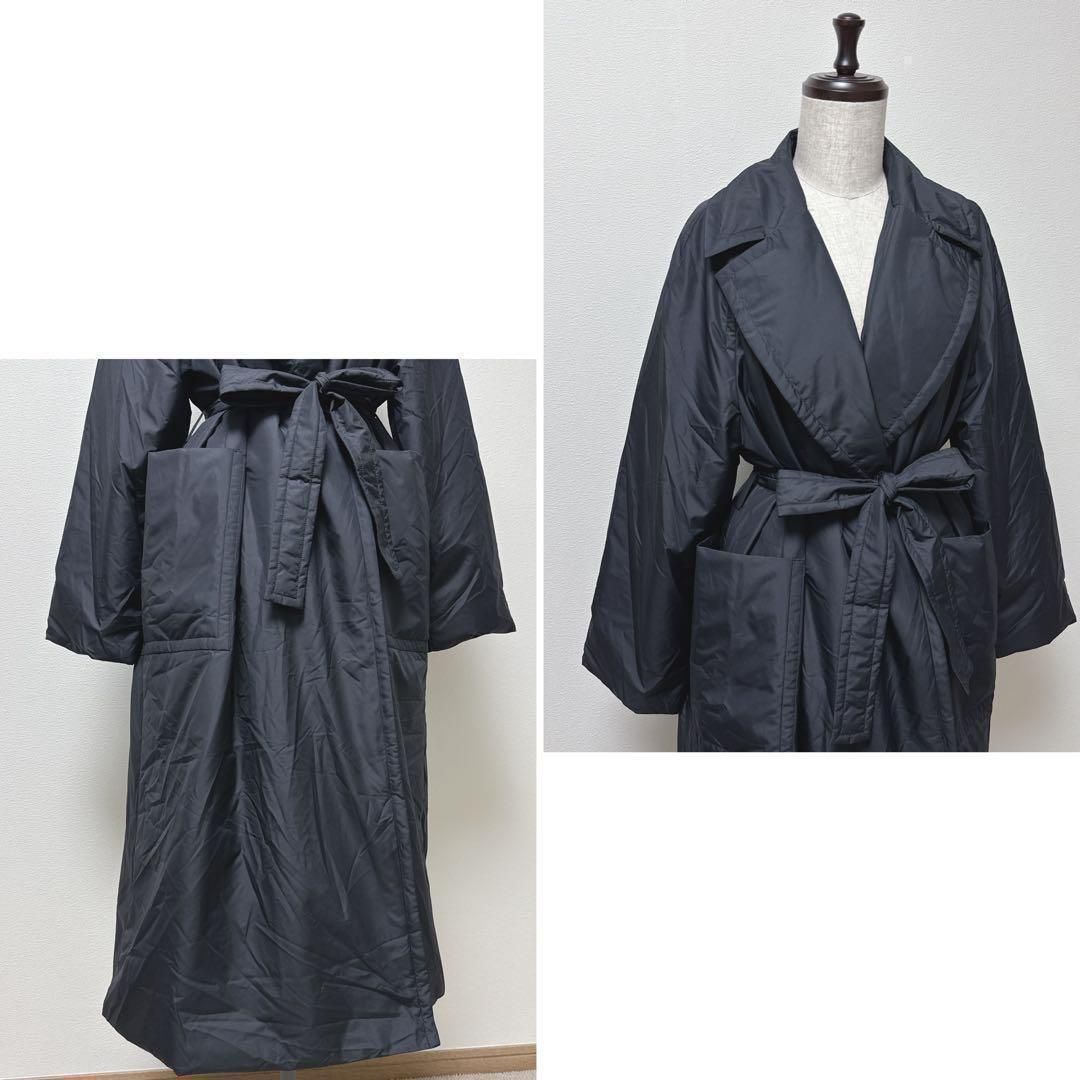 Ballsey 定価4.4万 パデットタフタ ベルテッドコート 36 ブラック