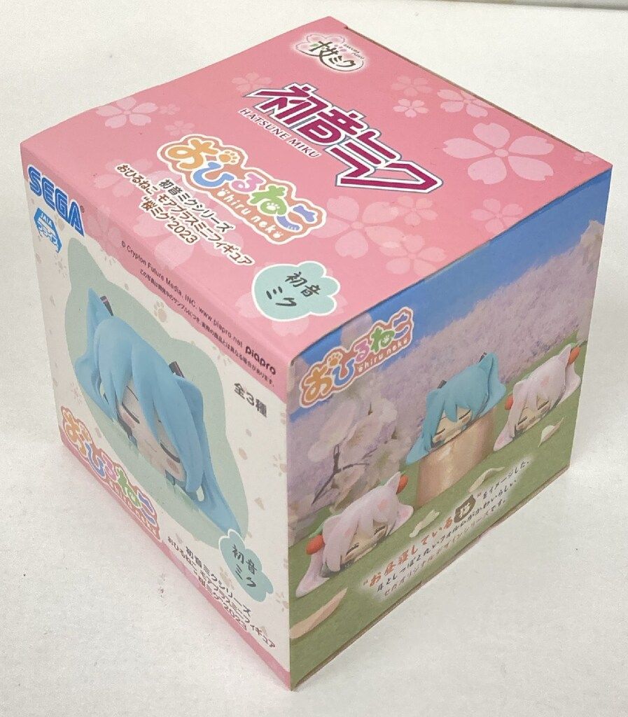 セガ 初音ミクシリーズ おひるねこ モアプラスミニフィギュア 桜ミク