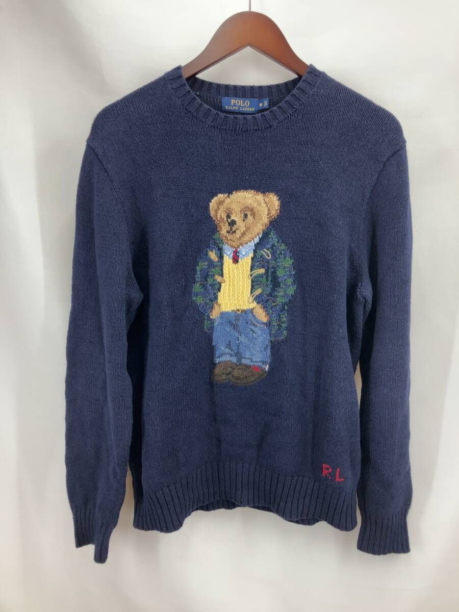 POLO RALPH LAUREN ポロ ラルフローレン ニット ポロベア 長袖ニット M