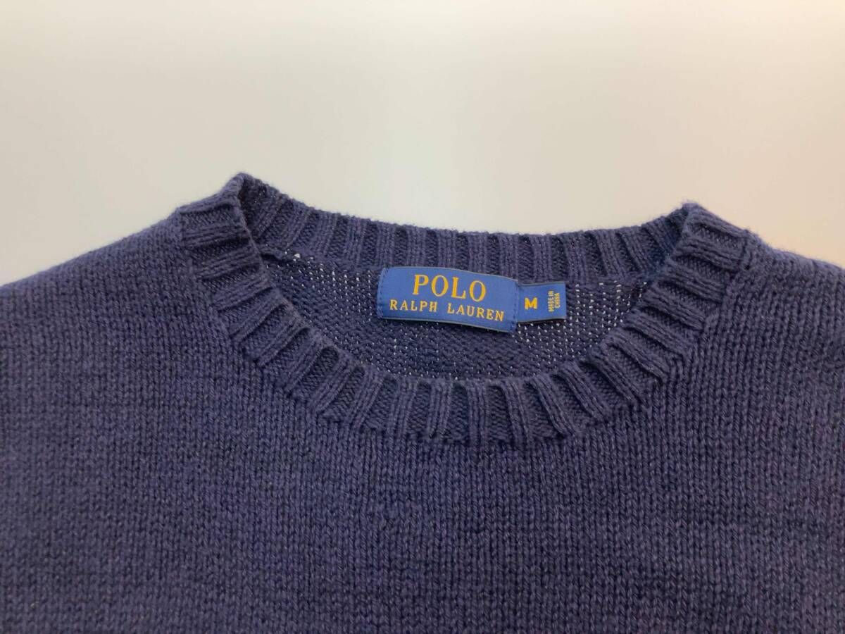POLO RALPH LAUREN ポロ ラルフローレン ニット ポロベア 長袖ニット M
