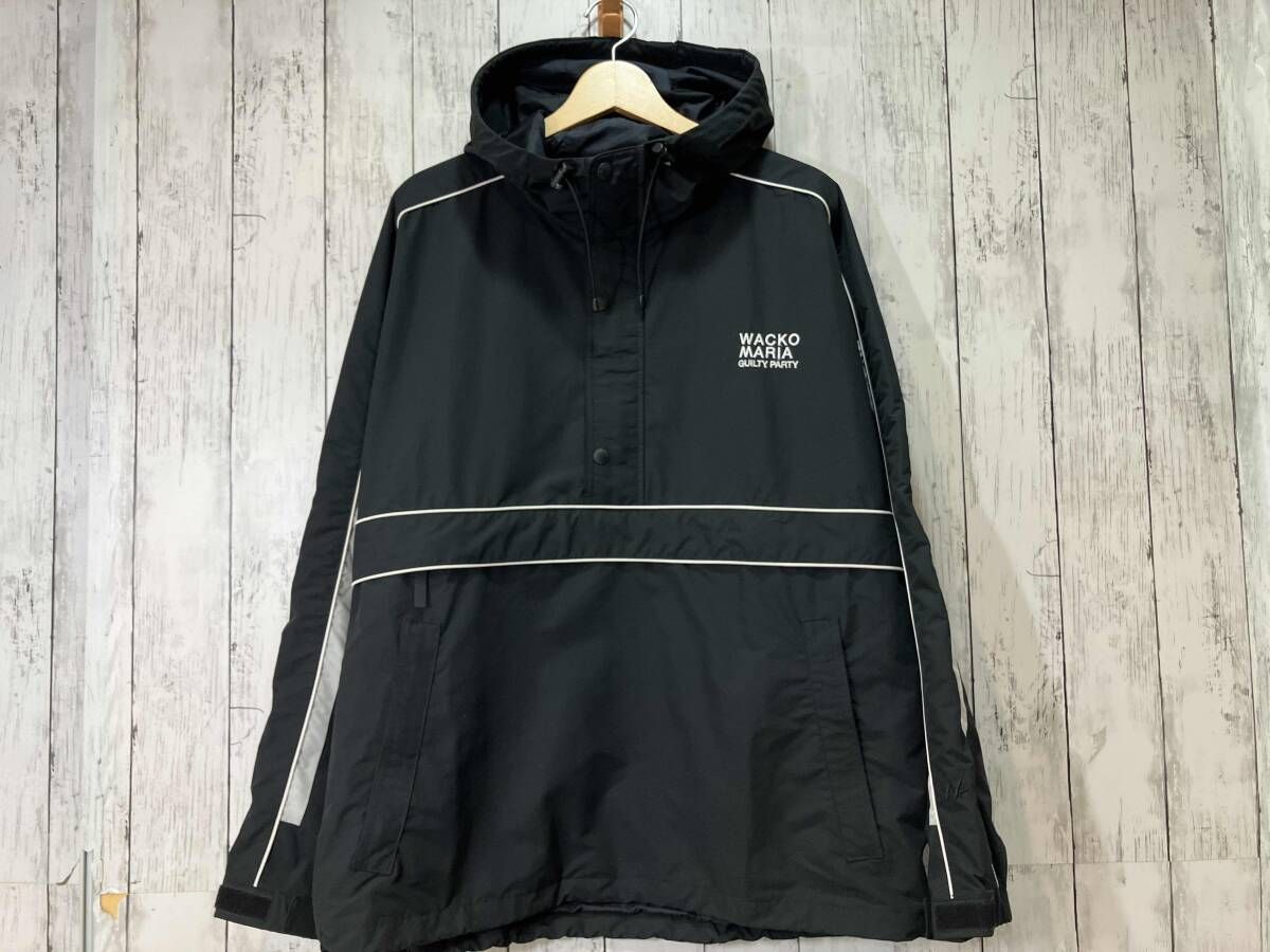 月末最終値下げWACKO MARIA ナンガ　アノラックパーカー　ブラックM NANGA × WACKO MARIA 新コレクション発売 マウンテンパーカーなど