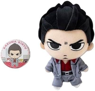 龍が如く 0と極 桐生一馬 ぬいぐるみ＆缶バッジ セット2つ 41541ulQC3L.jpg_BO30,255,255,