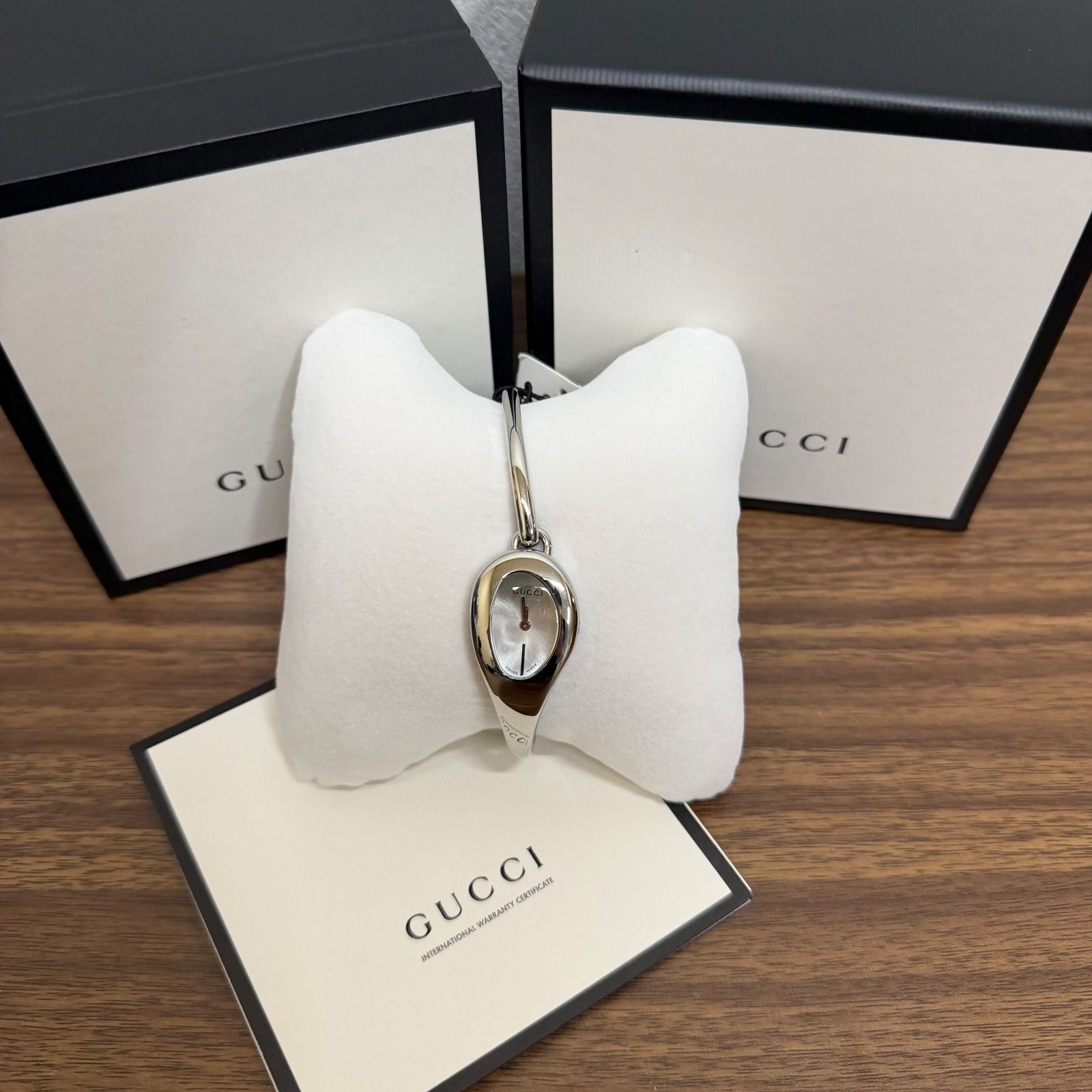 ◎GUCCI グッチ 103 ホースビット レディース 腕時計 ステンレス
