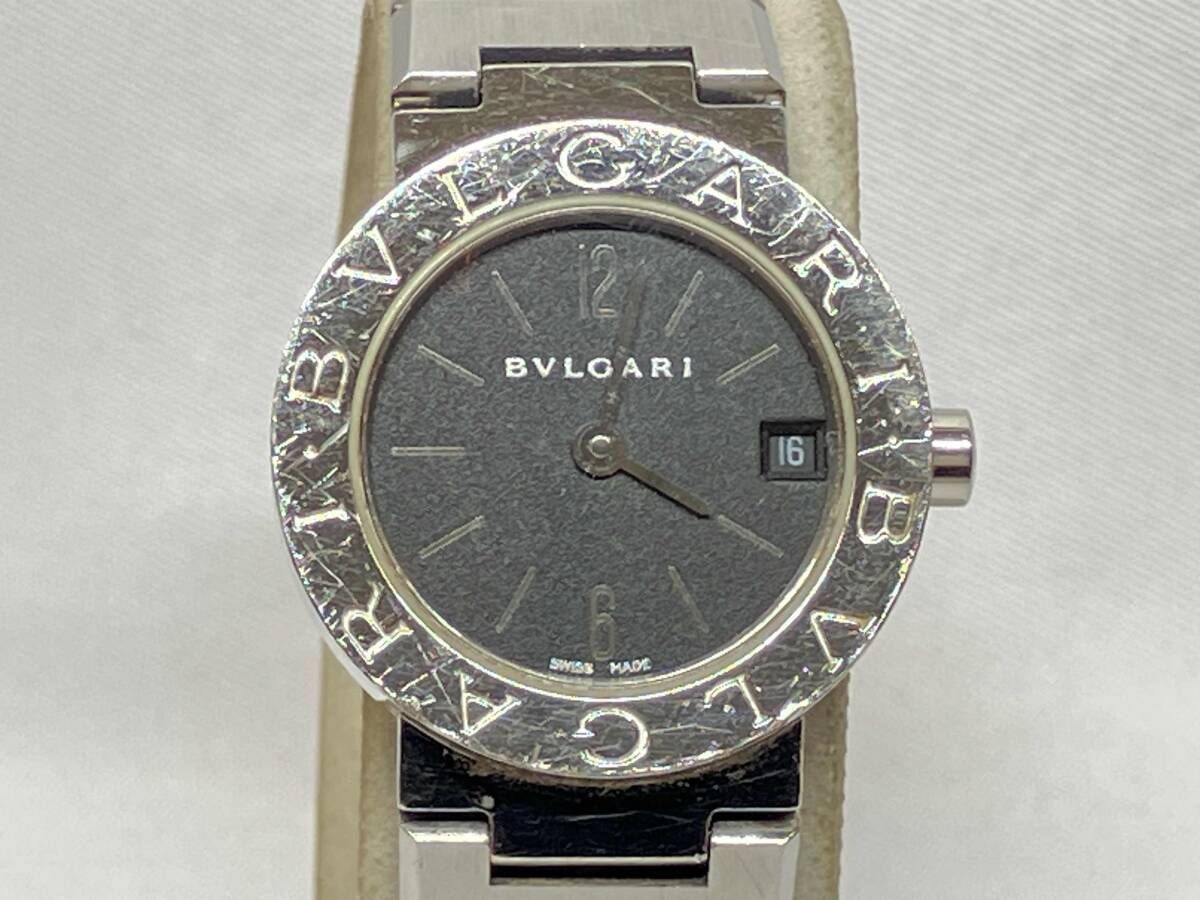 BVLGARI ブルガリ BB23SS 黒文字盤 クォーツ 腕時計 - メルカリ