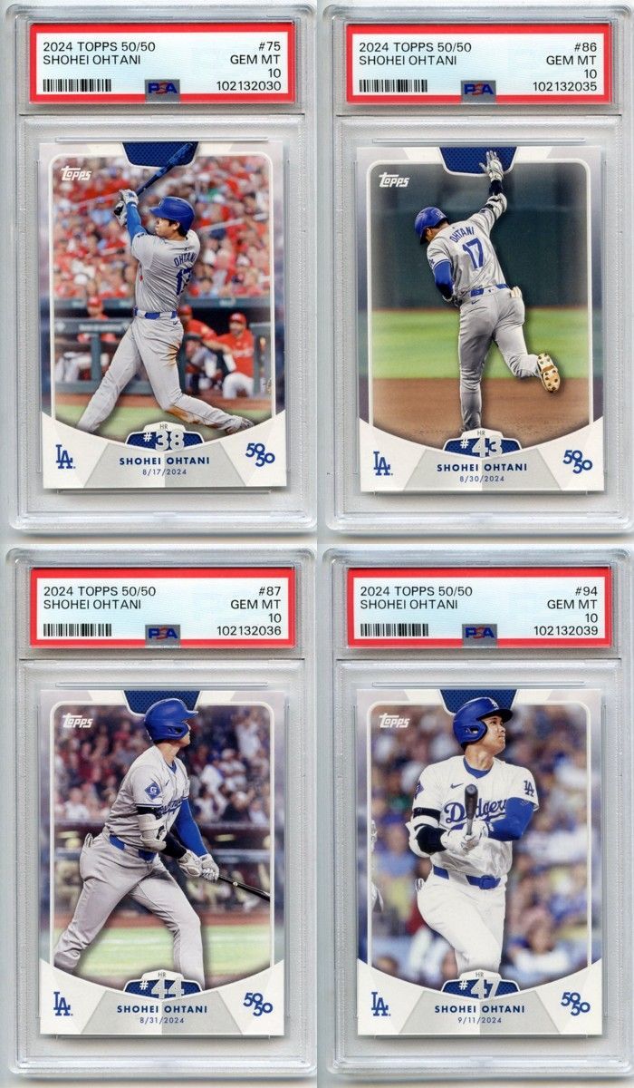 PSA10 大谷 デコピン 2枚セット 連番 PSA10 大谷翔平 デコピン 2枚