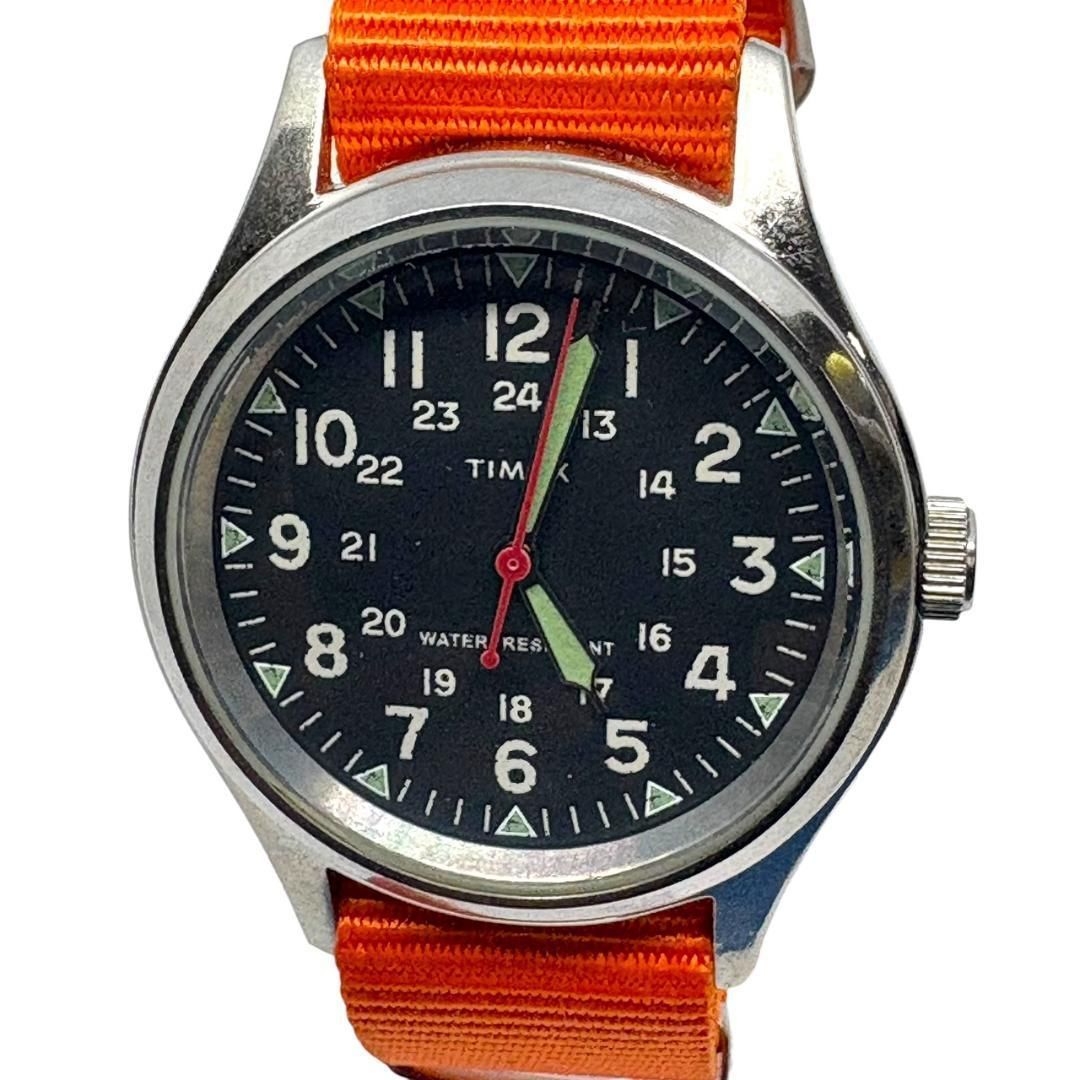 電池交換済】TIMEX×J.CREW コラボ ミリタリー レアコラボ ウォッチ