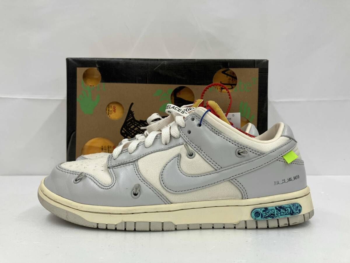 NIKE×Off-White ナイキ×オフホワイト DUNK LOW 1 of 50 LOT.45 