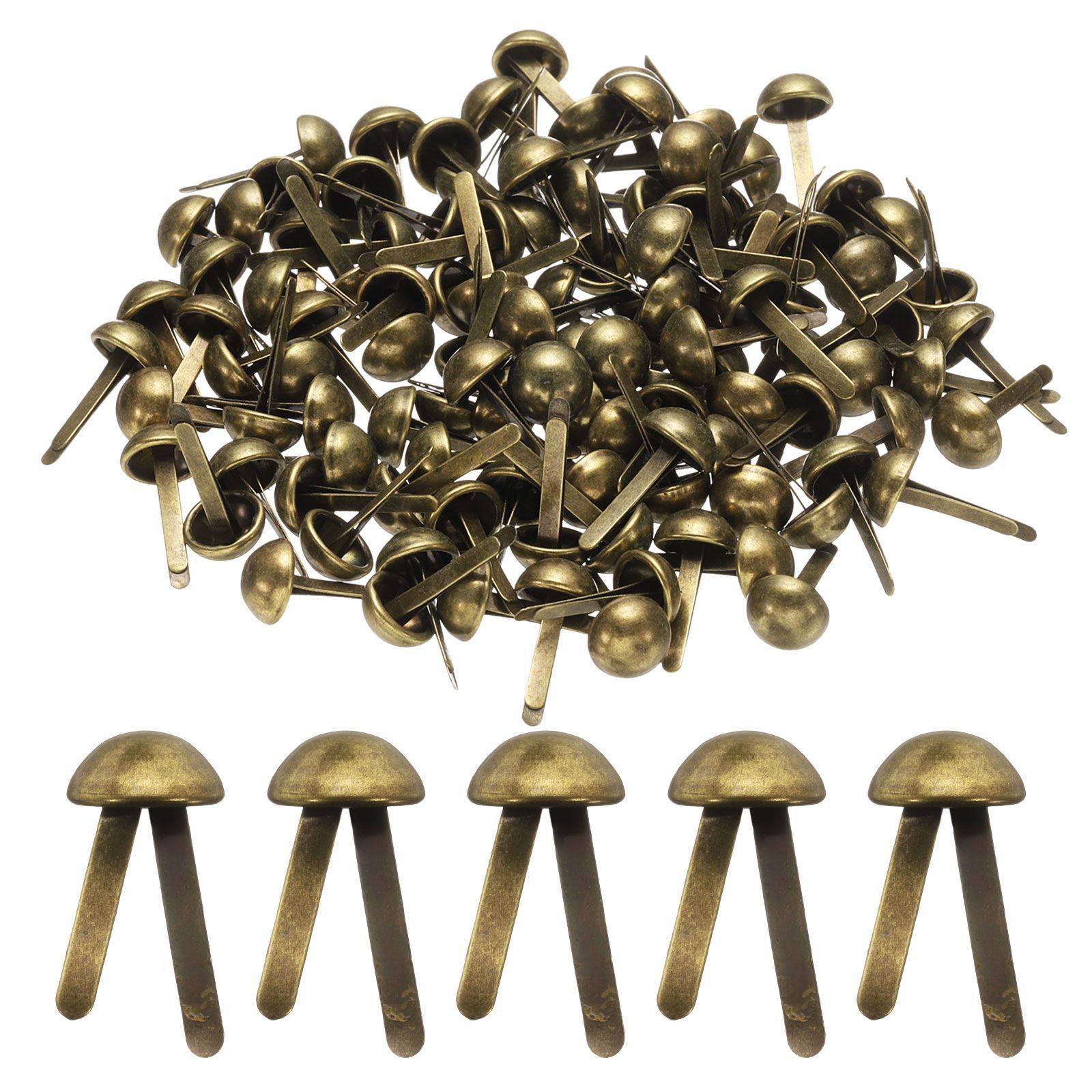 uxcell 割りピン 割鋲 8 x 17mm 約100個 DIY アクセサリー クラフト