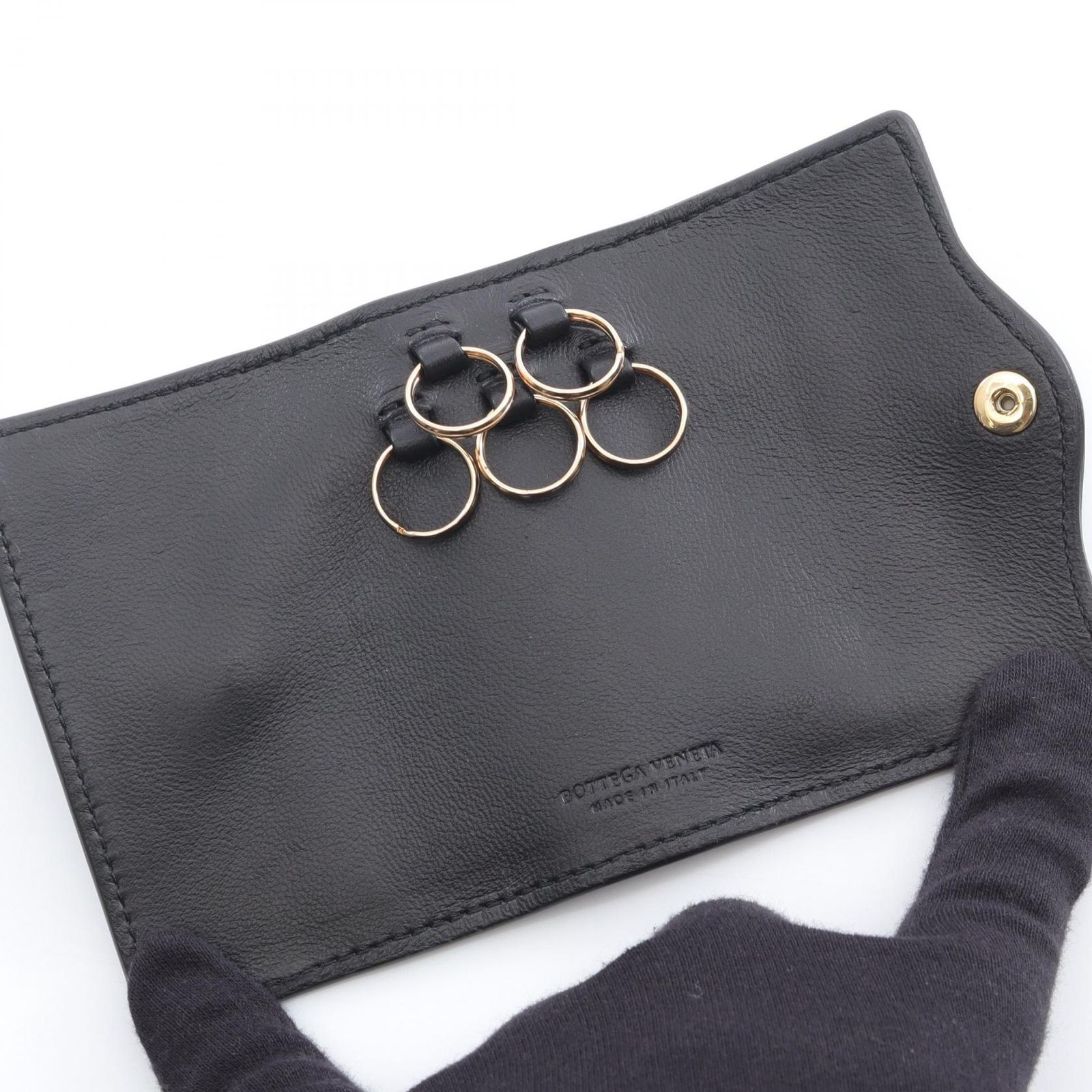 ボッテガヴェネタ BOTTEGA VENETA キーケース イントレチャート