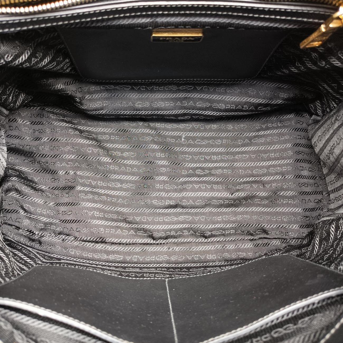 プラダPradaガレリア ブラック サフィアーノレザー BN2274 180 2