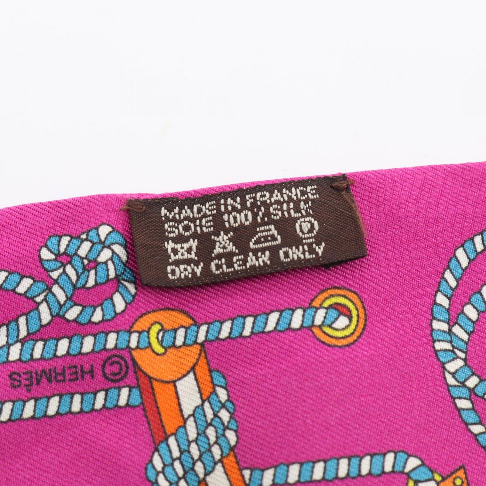  エルメス HERMES スカーフ ツイリー CORDAGES シルク レディース A バンダナ スカーフ 小物