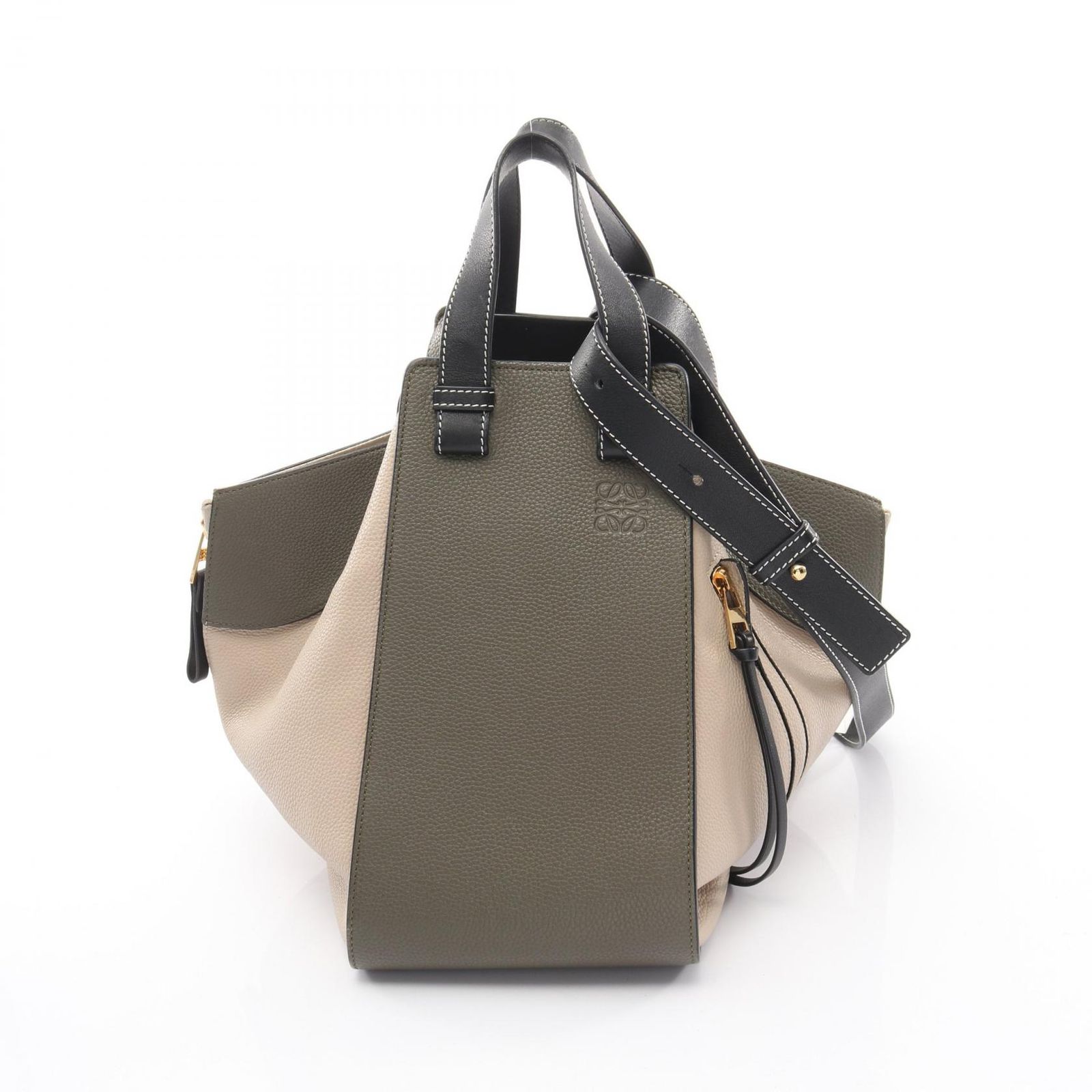 ロエベ LOEWE ハンドバッグ ハンモックバッグ スモール カーキ