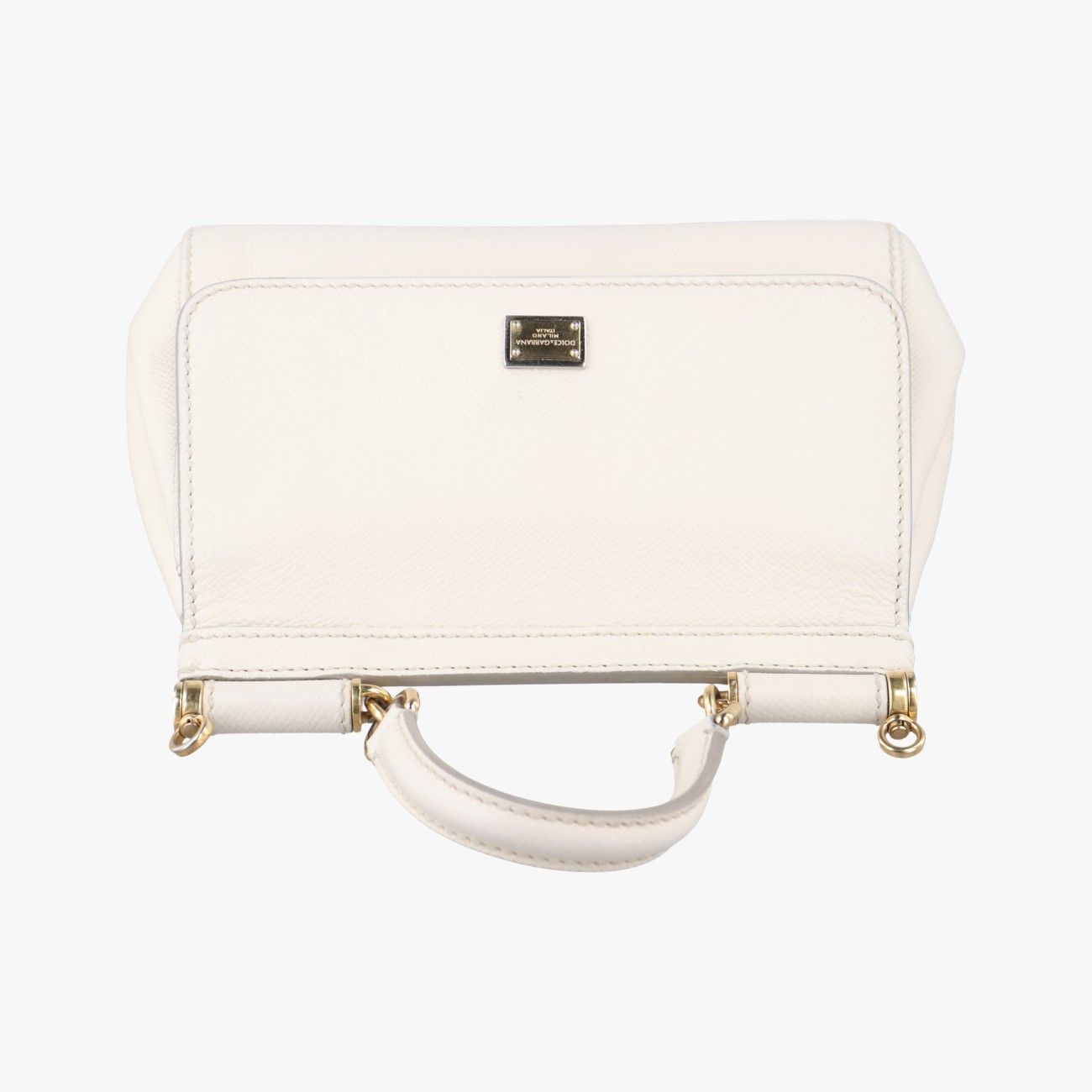 ドルチェ＆ガッバーナDolce & Gabbanaシシリー ホワイト レザー - メルカリ