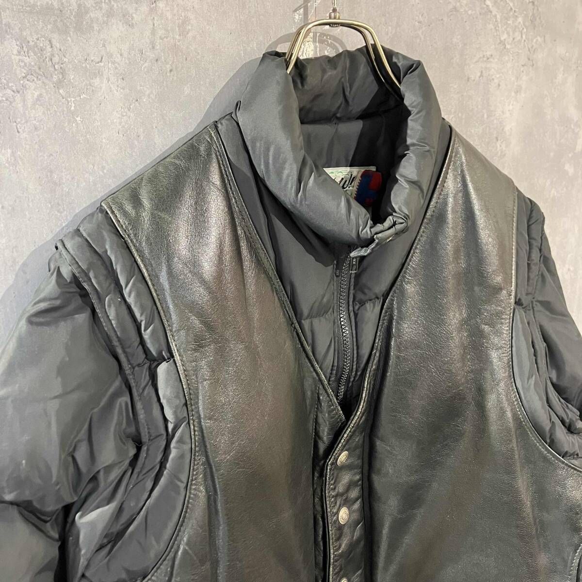 90's schott レザーダウンジャケット　34サイズ 楽天市場】schott ショット ダウンジャケット サイズ:34 ブラック