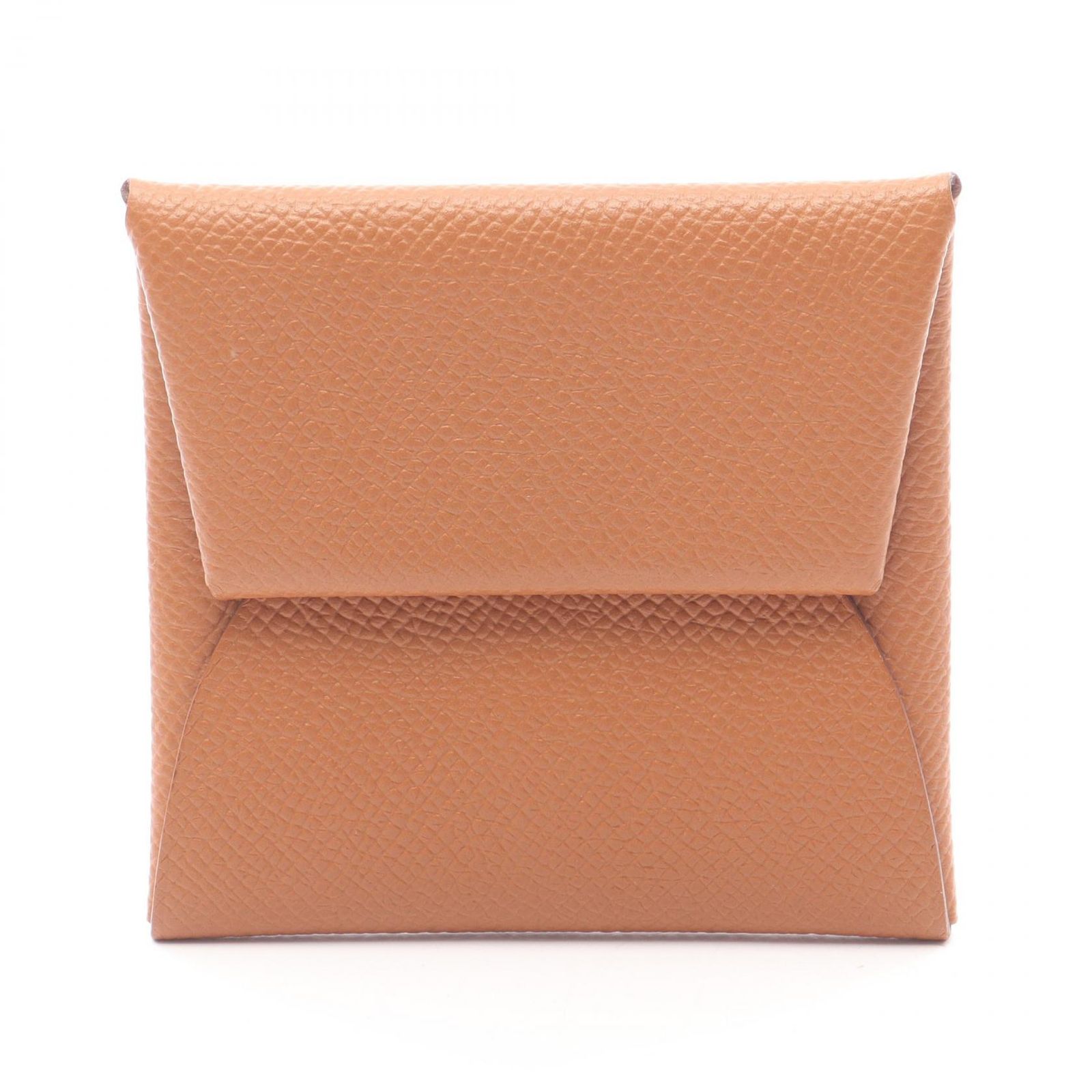 エルメス HERMES コインケース バスティア ゴールド レザー バスティア