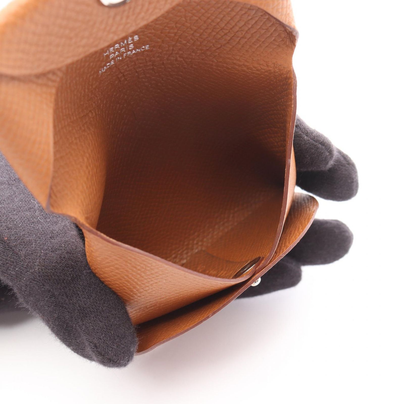 【新品未使用】HERMES エルメス バスティア ケース ゴールド エルメス(HERMES)エルメス バスティア ゴールド コインケース 財布