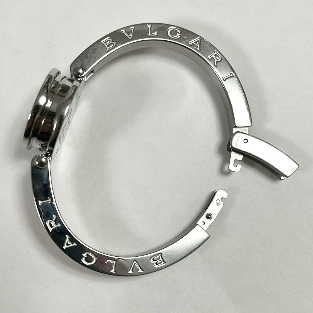 中古】BVLGARI ブルガリ B-zero1 12Pダイヤ BZ22S ブルーシェル文字盤