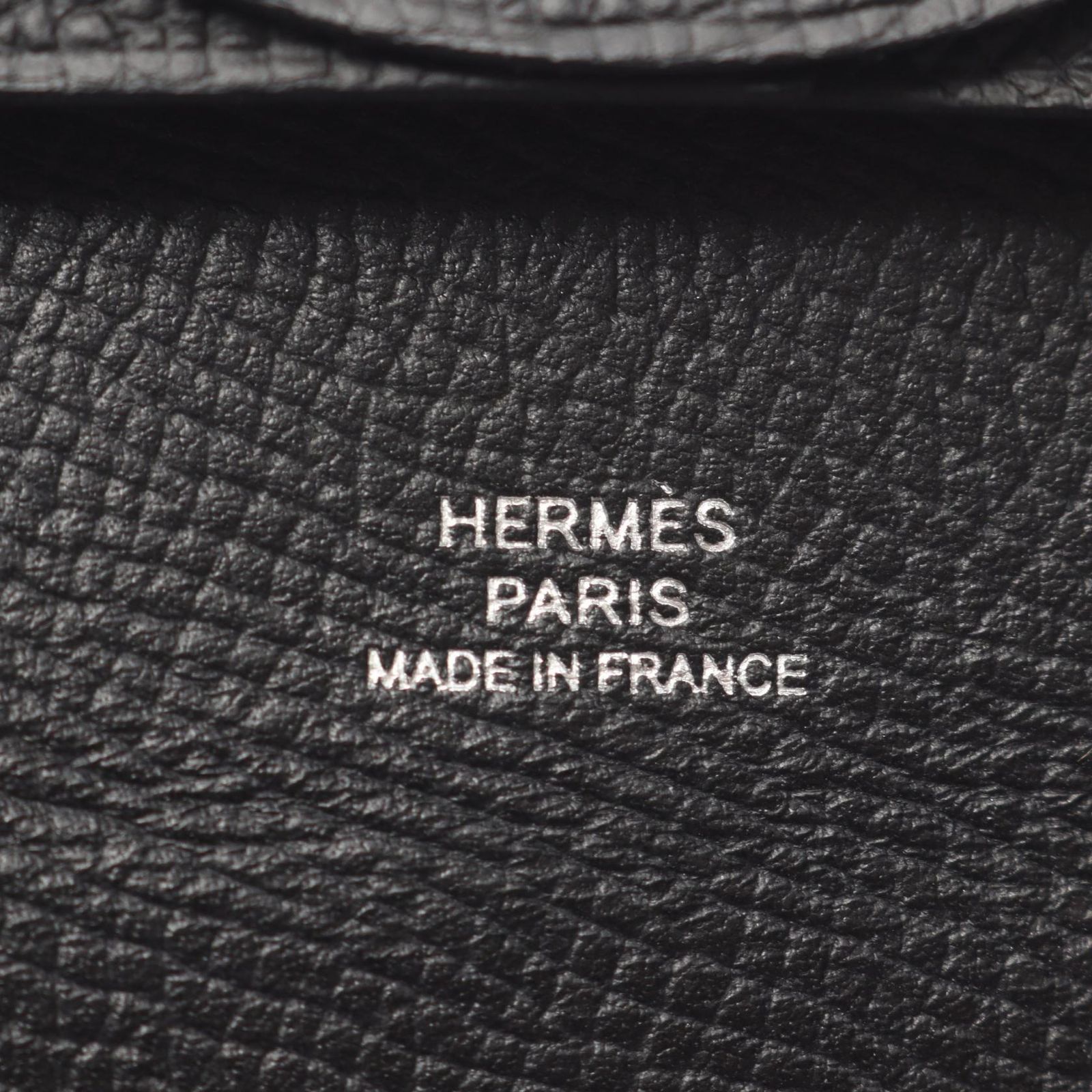 エルメス HERMES コインケース バスティア ブラック レザー バスティア