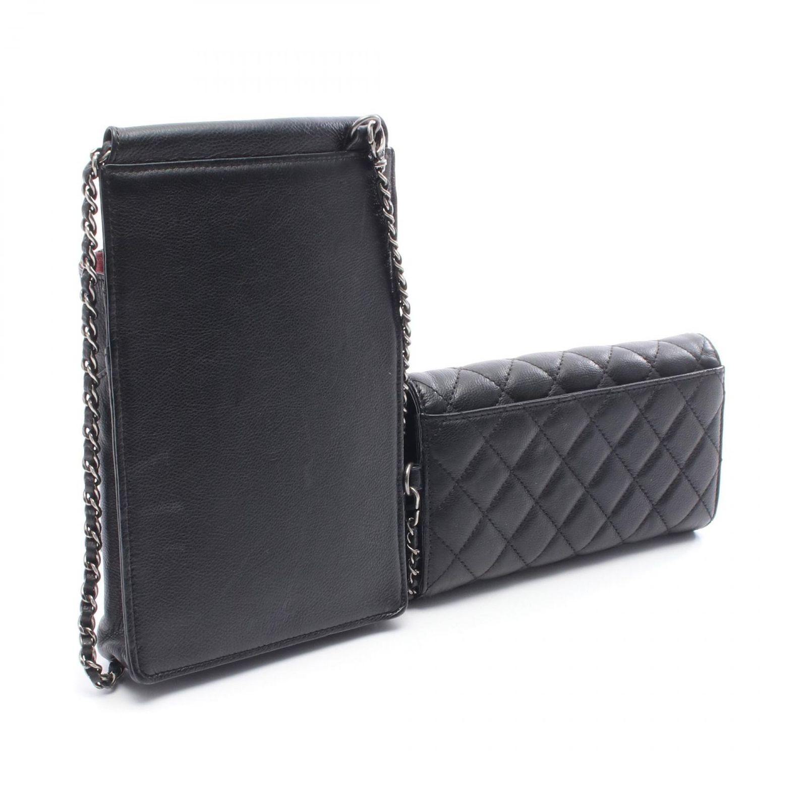 シャネル CHANEL ショルダーバッグ マトラッセ CCミニウェイターバッグ