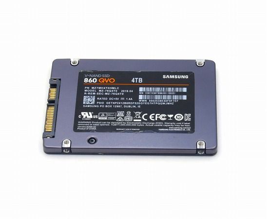 ◇SUMSUNG 860 QVO MZ-76Q4T0 2.5インチSATA SSD 4TB MLC V-NAND