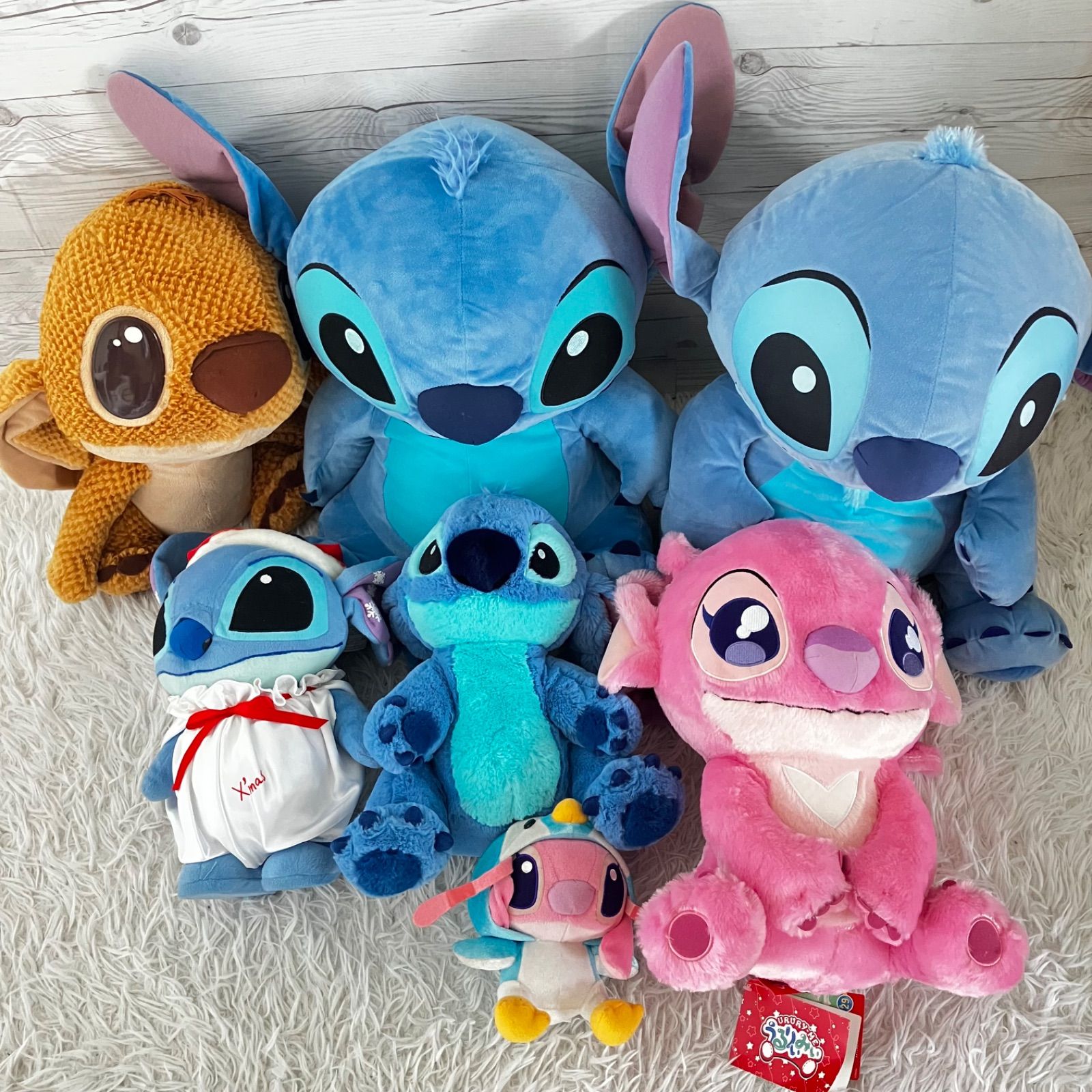 リロアンドスティッチ Disney Stitch ディズニー ぬいぐるみ 7点セット