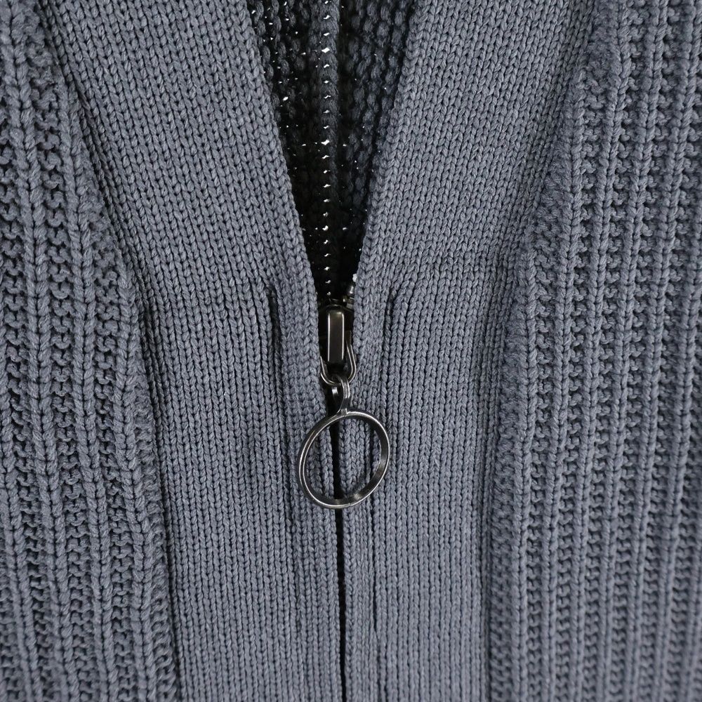 nanamica (ナナミカ) 25SS 5G Zip Cardigan ジップアップ ニット
