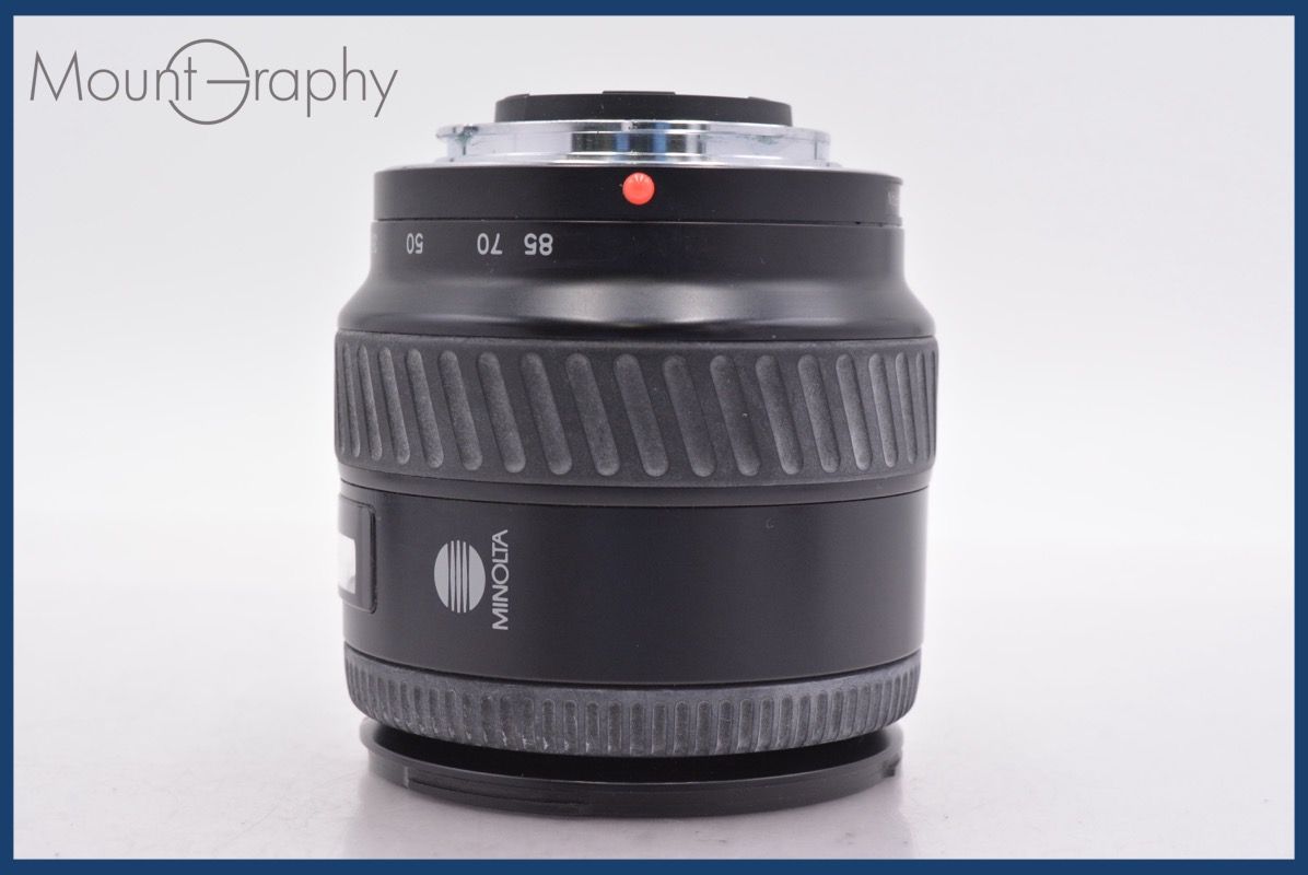 上 ミノルタ MINOLTA AF ZOOM 24 85 mm F 3 5 4 前後キャップ レンズフィルター レンズフード付 同梱無料 am 2608