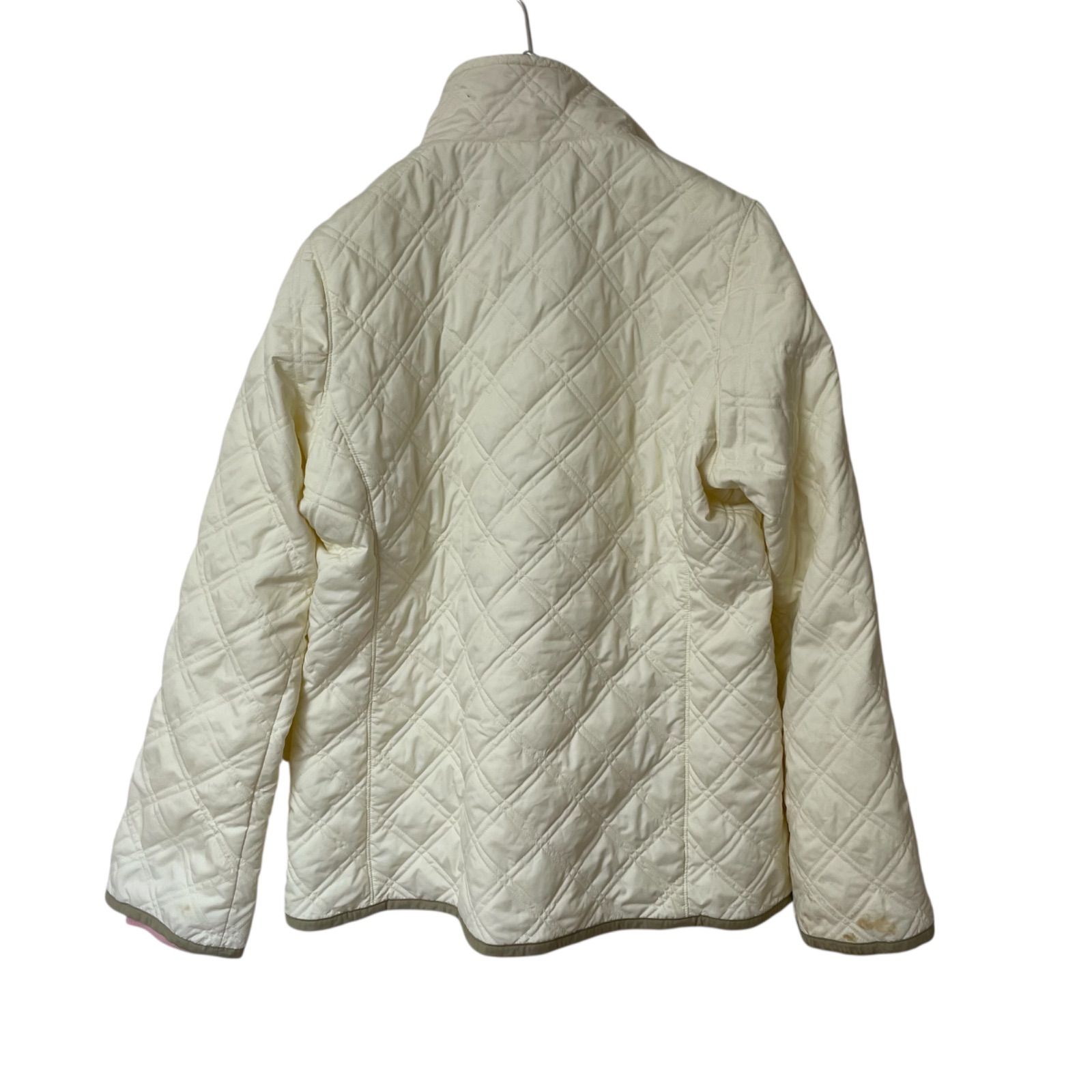 ZK15 adidas アディダス キルティングジャケット アウター アイボリー