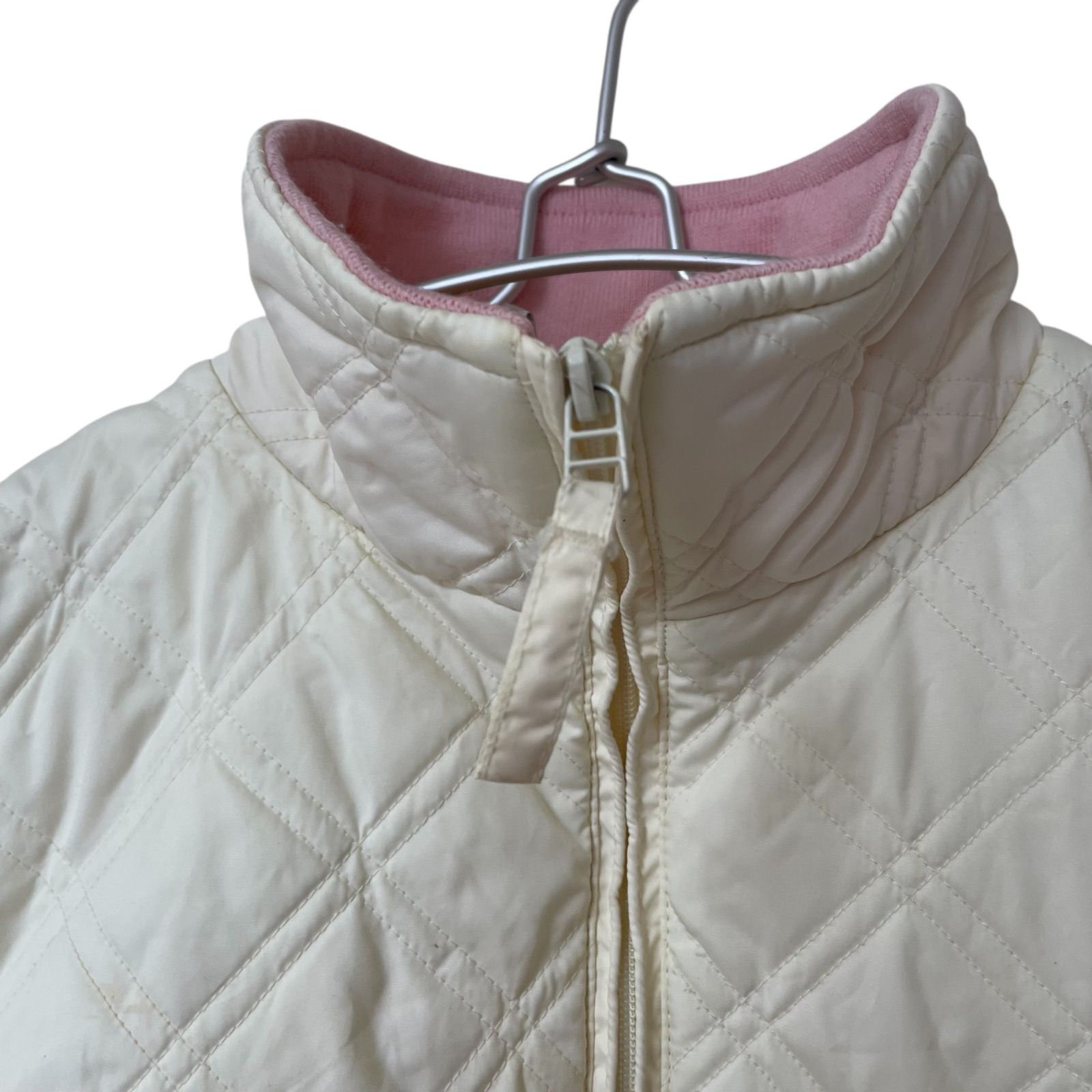 ZK15 adidas アディダス キルティングジャケット アウター アイボリー