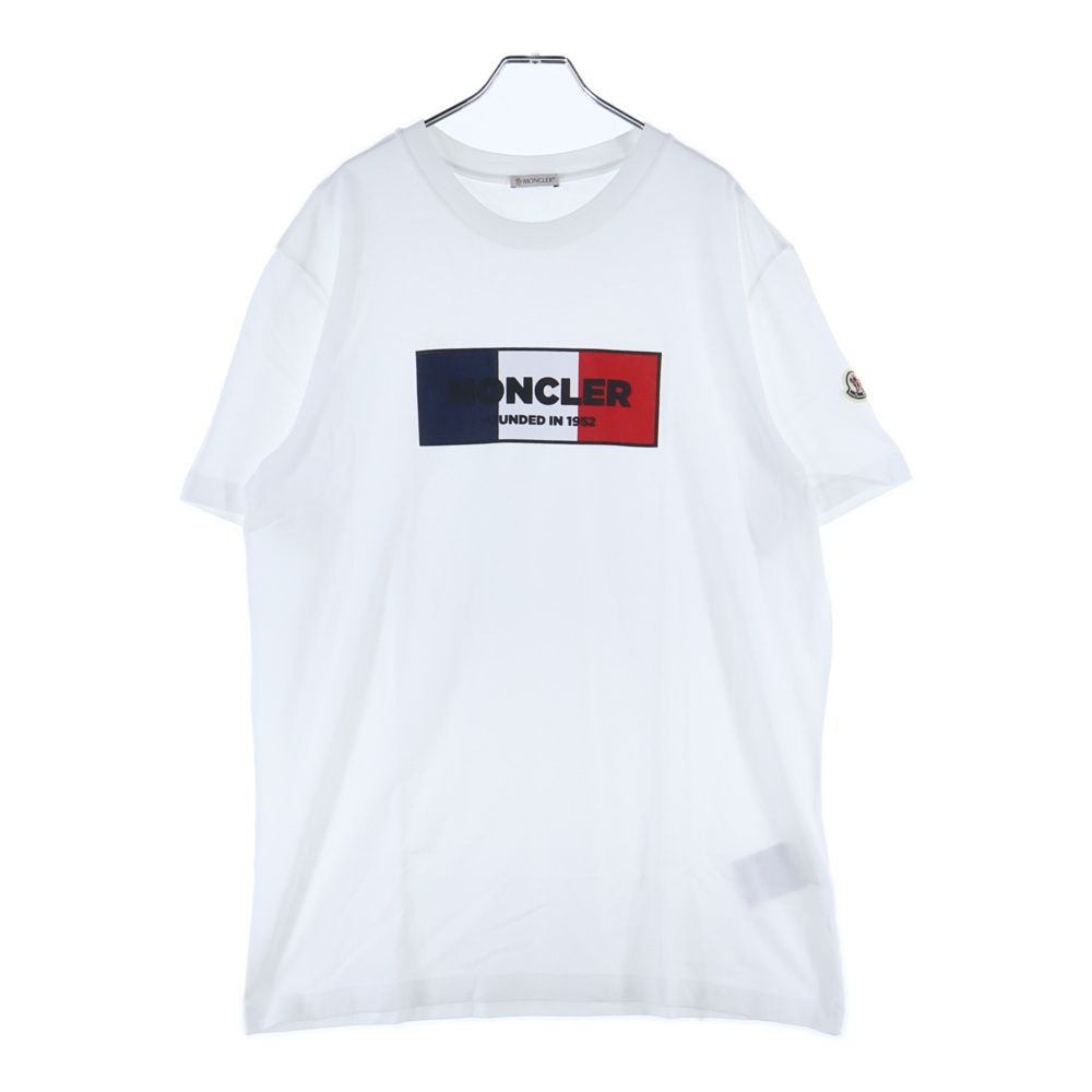 MONCLER (モンクレール) 23AW トリコロール ロゴプリント クルーネック