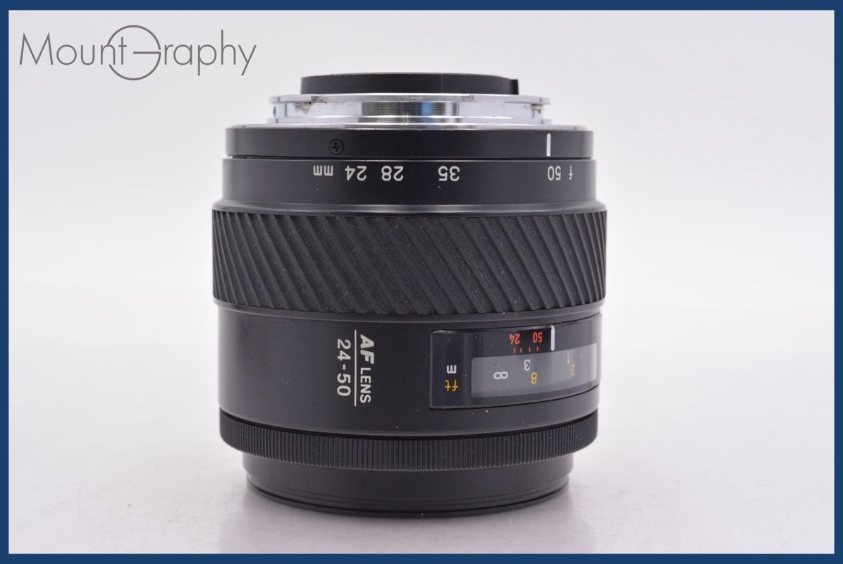 ミノルタ MINOLTA AF ZOOM 24-50mm F4 前後キャップ&レンズフィルター