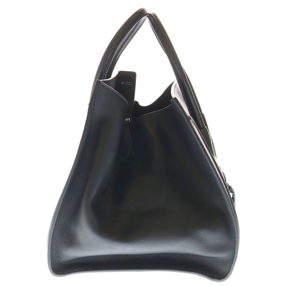 CELINE セリーヌ　ラゲージ　ファントム　ブラックレザー トートバッグ CELINE セリーヌ ラゲージ ファントム ブラックレザー トートバッグ