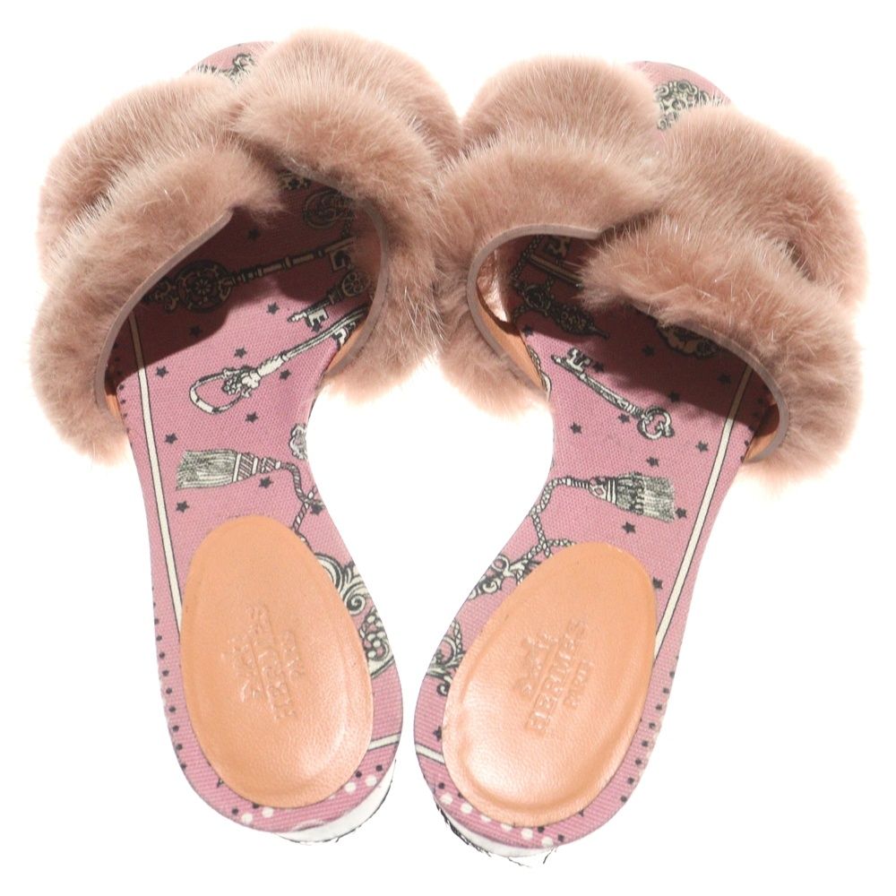 HERMES (エルメス) OASHIS SANDAL GRANIT ROSE オアシス グラニット