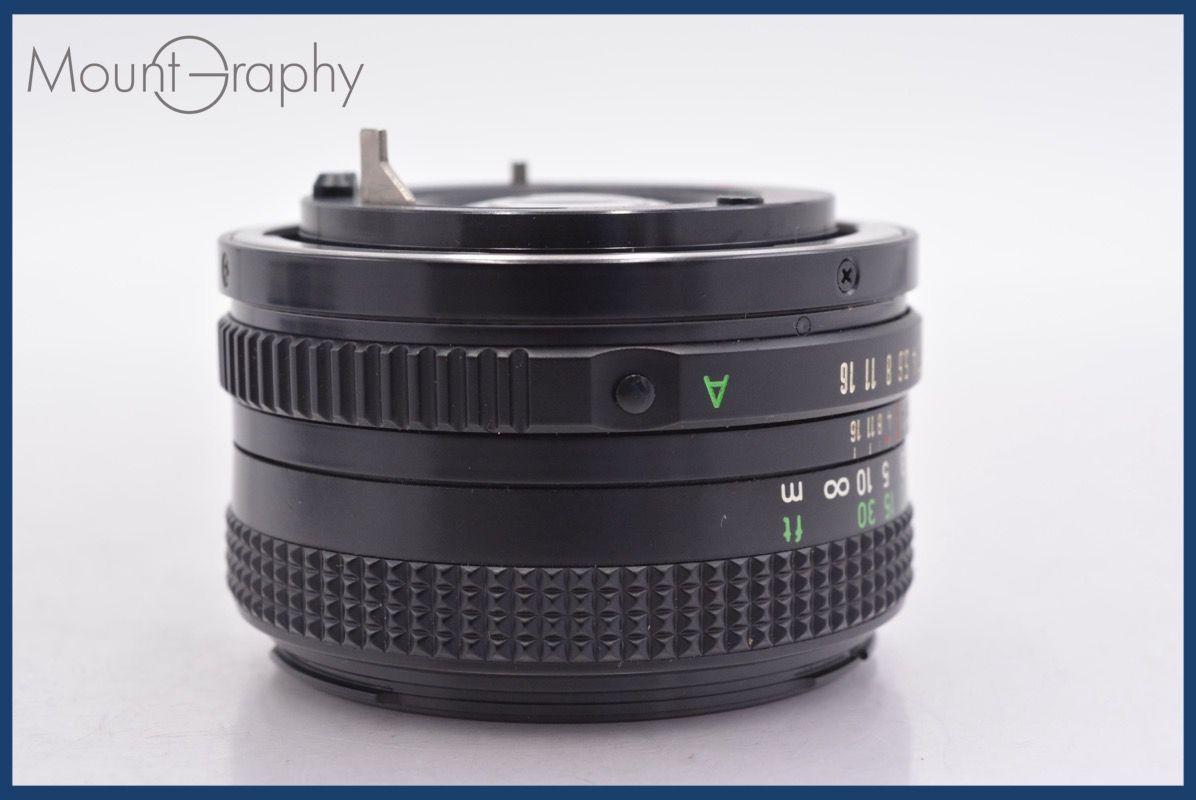 Canon NEW FD 50mm F2 NFD 前後キャップ付き ☆特別特価☆ キヤノン Canon NEW FD 50mm F2 前後キャップ&レンズ