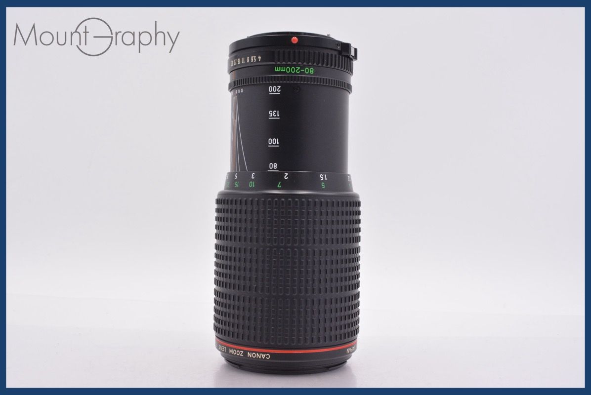 ☆特別特価☆ キヤノン Canon NEW FD 80-200mm F4 L 前後キャップ