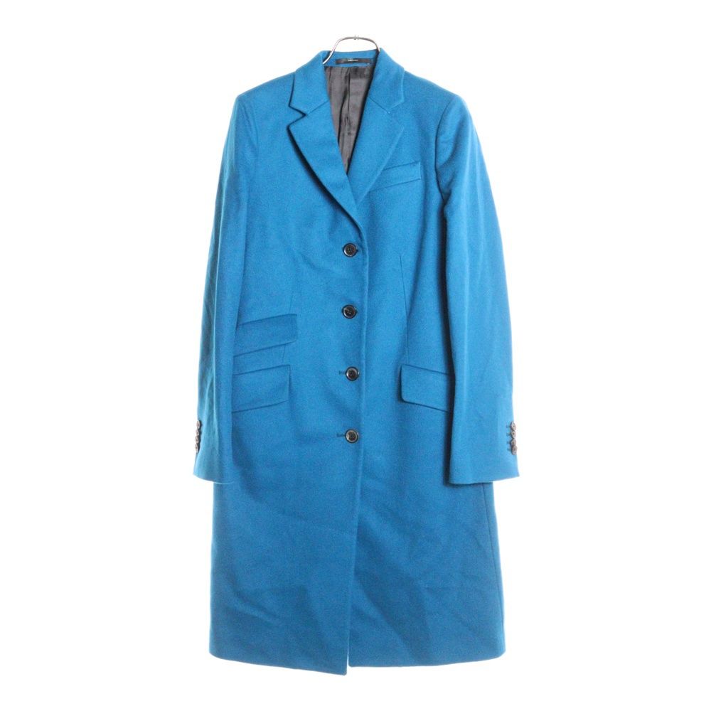 ポールスミス　カシミヤ　コート　ブルー Paul Smith (ポールスミス) WOOL MELTON CHESTER COAT ウール カシミヤ