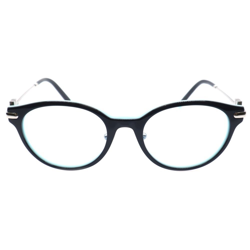 TIFFANY Co ティファニー コンビフレーム フルリム ボストン メタルフレーム サングラス ブラック ブルー TF 2218 D