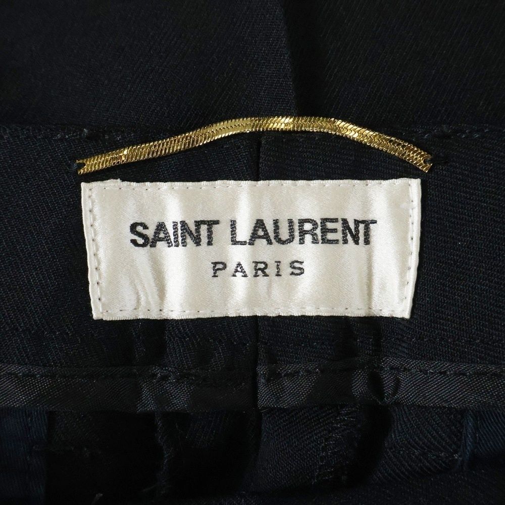 【*ン様 【美品】SAINT LAURENT PARIS \"テーパードスラックス SAINT LAURENT PARIS (サンローランパリ) 15SS 裾ジップ テーパード