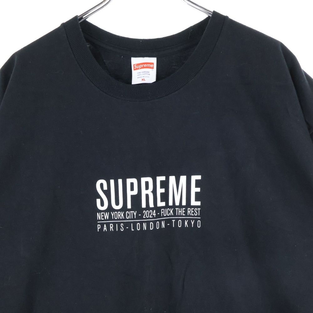 SUPREME (シュプリーム) 24SS Paris Tee パリ フロントプリントTシャツ 