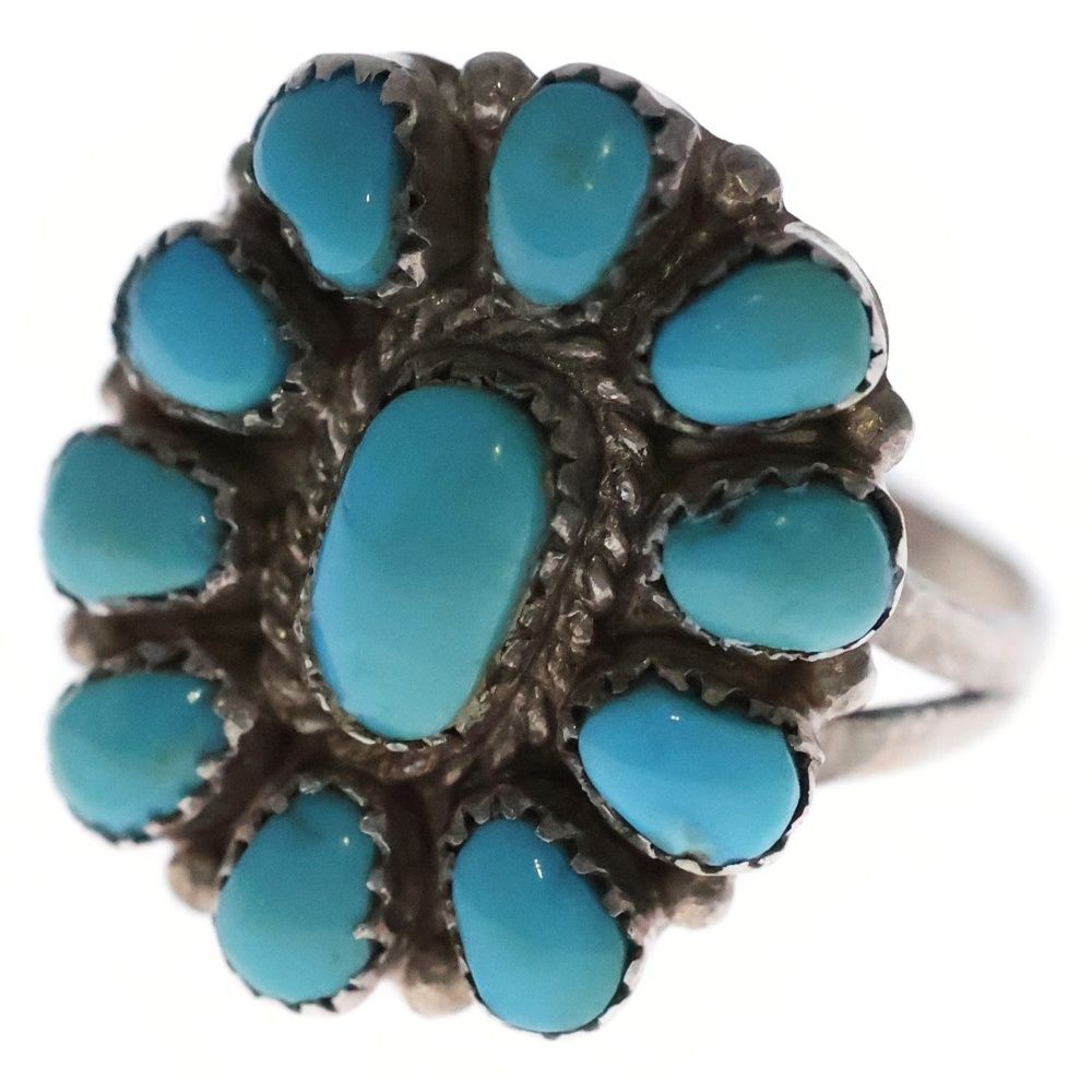 INDIAN JEWELRY (インディアンジュエリー) ズニ族 M.Basselen