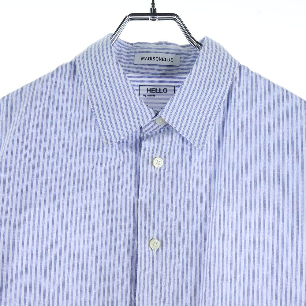 マディソンブルー 【M】コットンシャツ 日本製 B刺繍 マディソンブルー 【M】コットンシャツ 日本製 B刺繍 MADISONBLUE