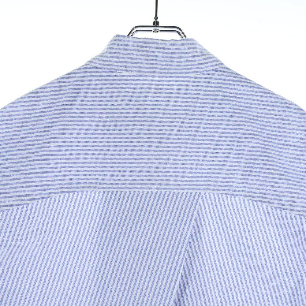 MADISONBLUE (マディソンブルー) 刺繍 ストライプ 長袖シャツ ブルー