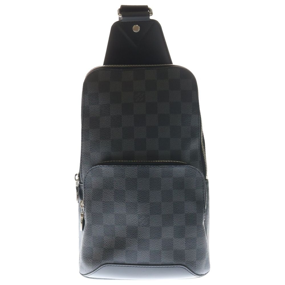 ほぼ未使用　ルイヴィトン　ダミエグラフィット　アヴェニュースリング　N41719 LOUIS VUITTON (ルイヴィトン) ダミエグラフィット アヴェニュー