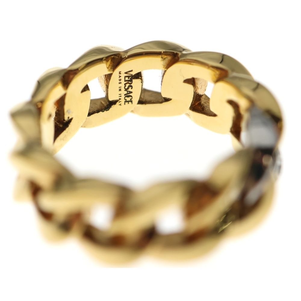 VERSACE (ヴェルサーチ) メドゥーサ チェーン リング 指輪 ゴールド