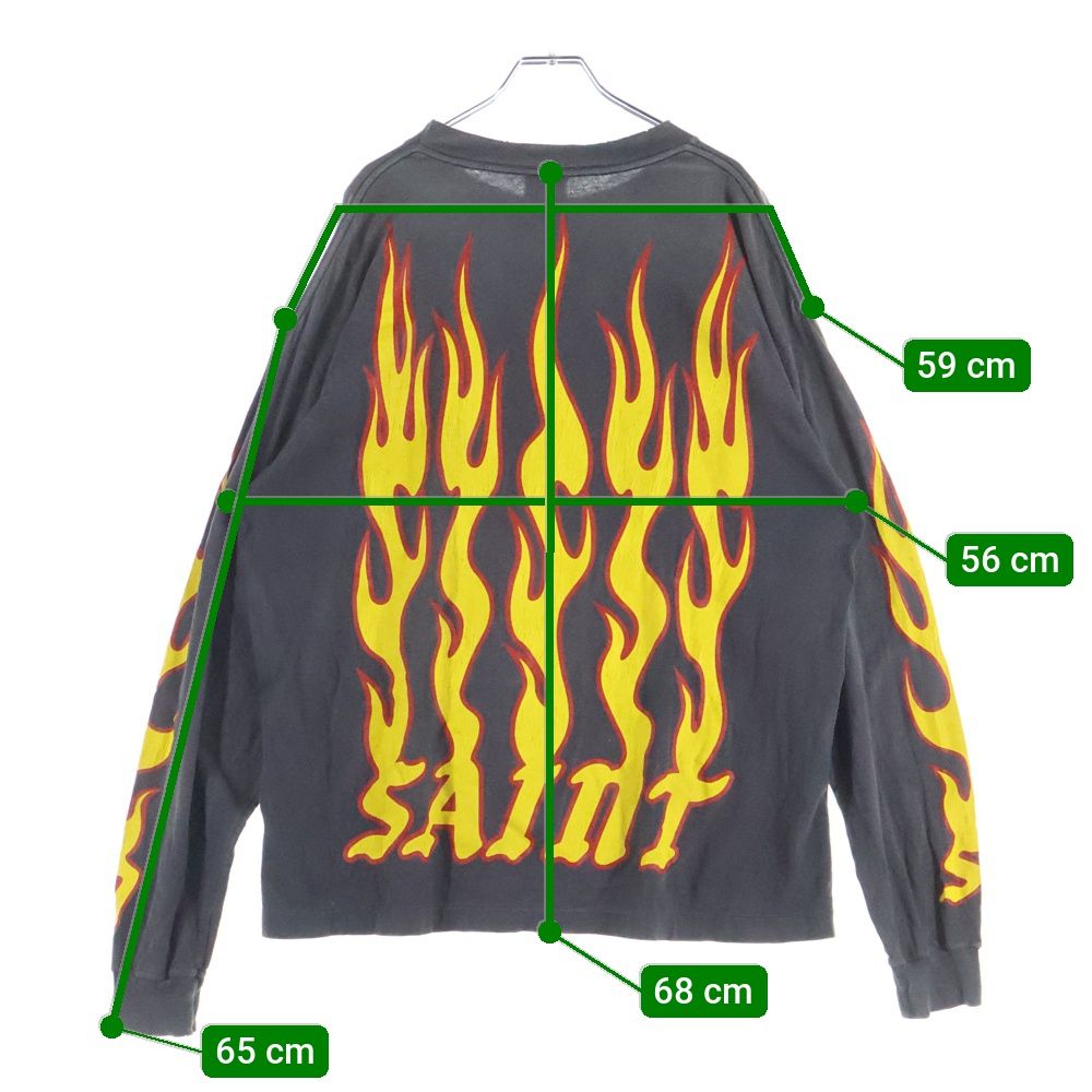 SAINT MICHAEL (セントマイケル) 24AW LS TEE / SOUL ON FIRE