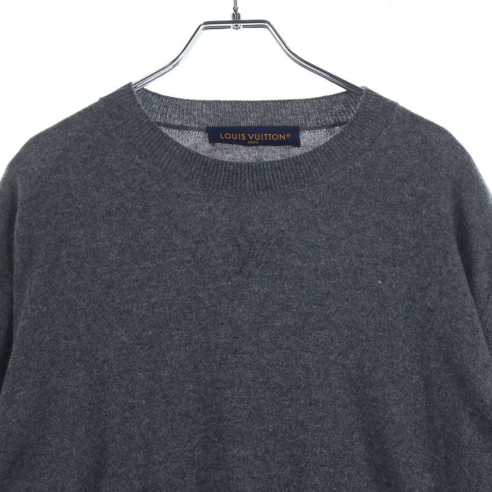 LOUIS VUITTON (ルイヴィトン) 23SS LVエンボスロゴ シルク混 カシミヤ