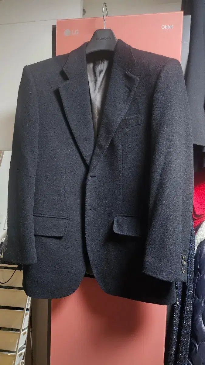 カシミア100ジャケット