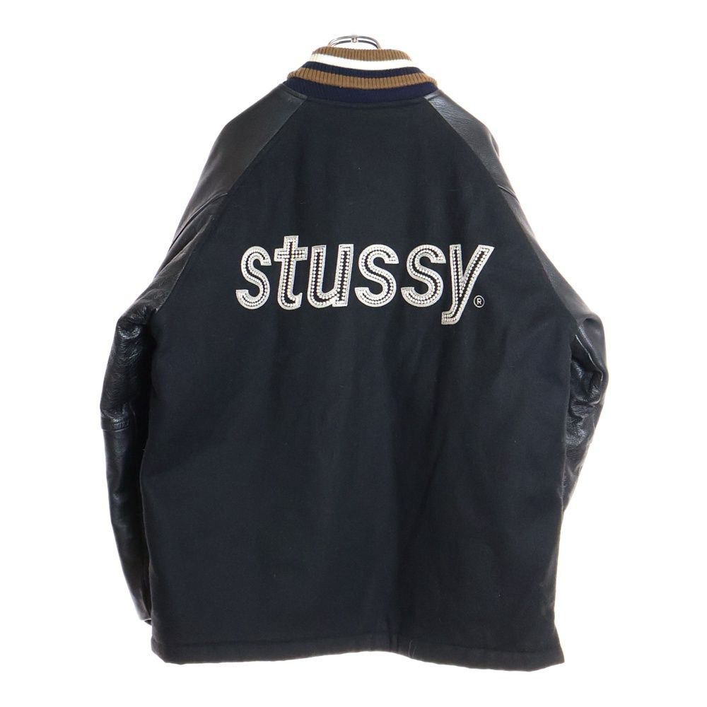 STUSSY (ステューシー) 90S 15周年 ロゴ刺繍 スタジアムジャケット
