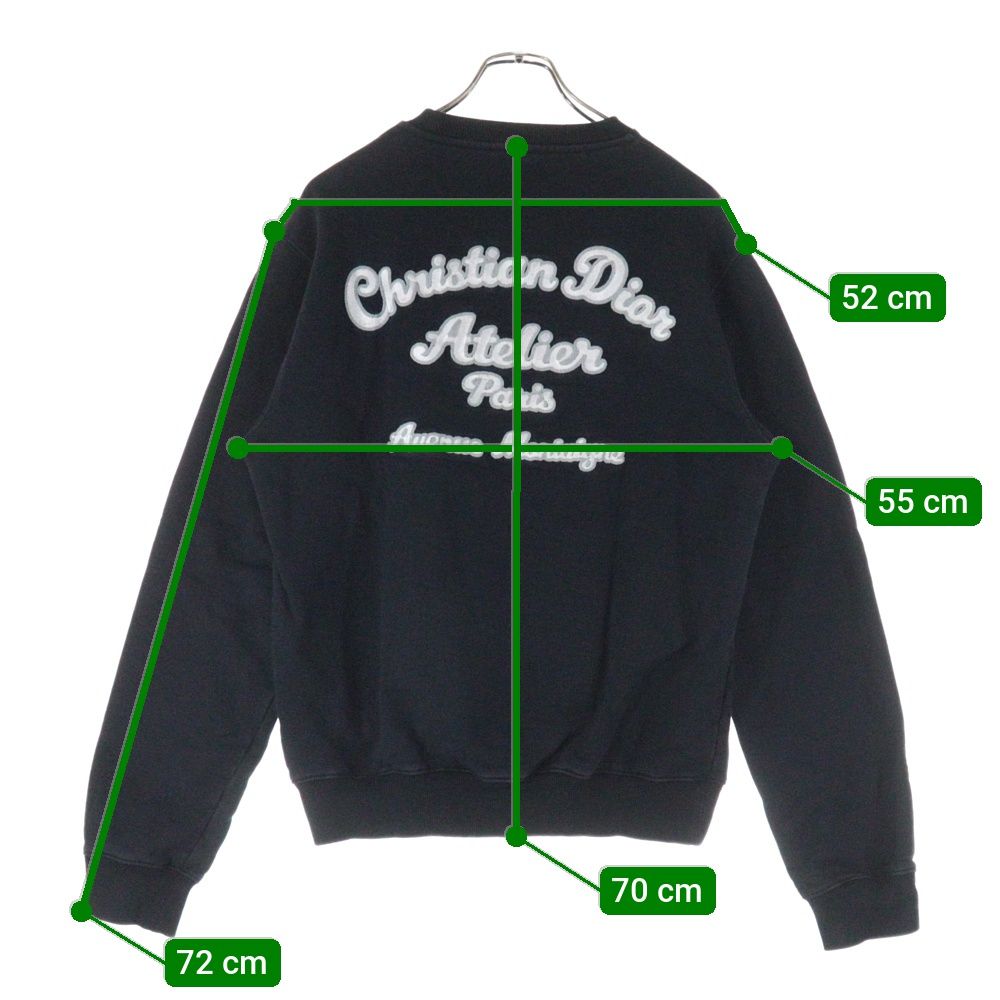 DIOR (ディオール) アトリエ刺繍スウェット クルーネックスウェット